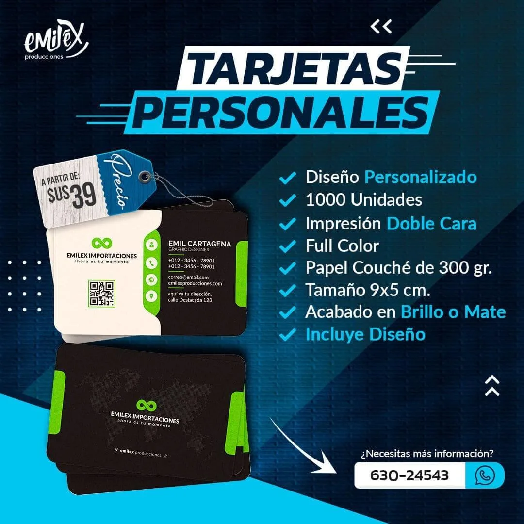 Tarjetas Personales